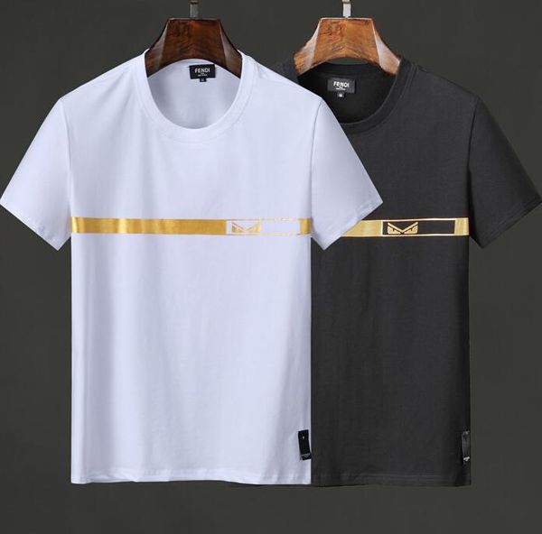 

Нью-йоркская мода высокого качества мужской логотип FENDE футболка уличная роскошь