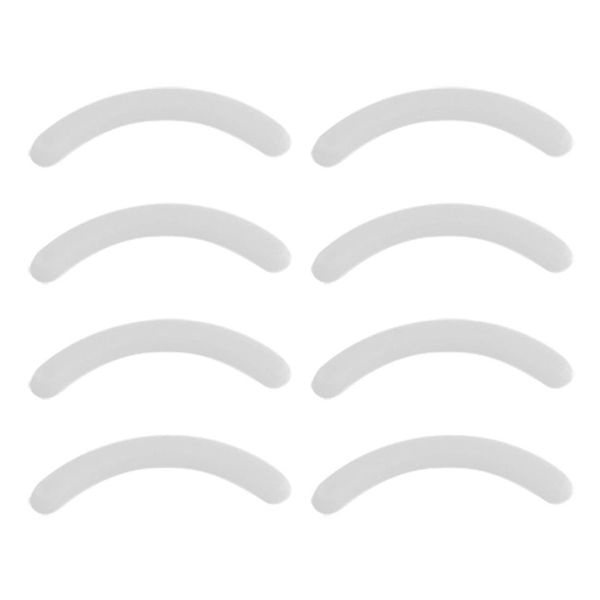 

8 pcs replacement eyelash curler rubber pad cushion white