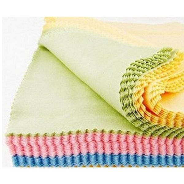 

14*14 cm microfiber cleaning cloths for tablet phones computer lapglasses cloth lens eyeglasses wipes dust washing cloth household