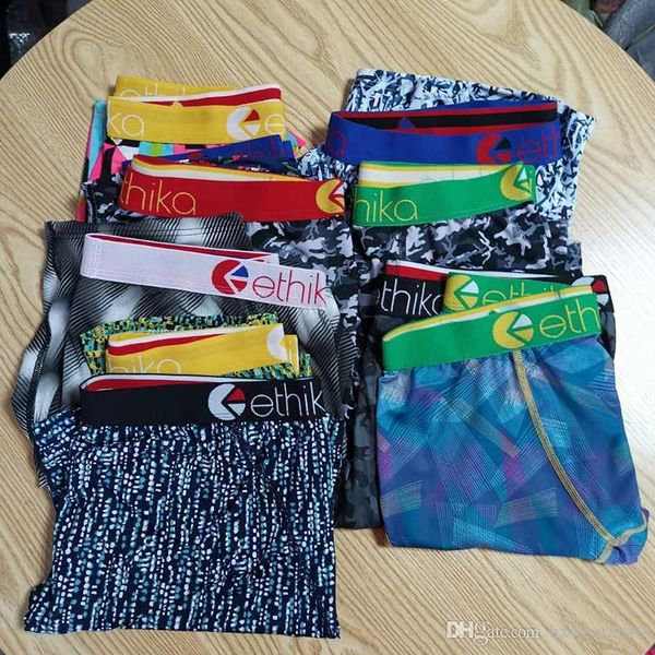 

color random mens fashion colorful underwear mens boxers business style homme clothiing relaxed underpants casual apparel, Black;white