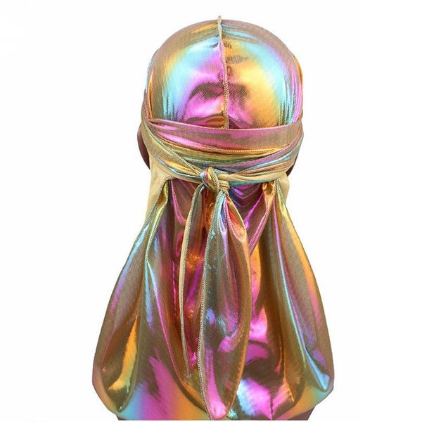 

10 colors shiny silky pirate hat cycling headwear turban bandanas outdoor sports caps ing