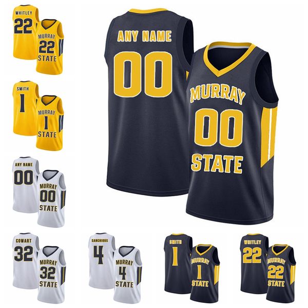 

murray state racers jerseys brion whitley jersey kj williams ja morant de andre hunter новые мужские баскетбольные майки сшитые на заказ, Black