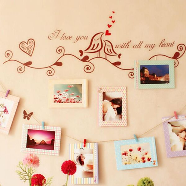 

new art wall 8шт 6 "висячие фоторамки деревянные скрепки канат молдинги