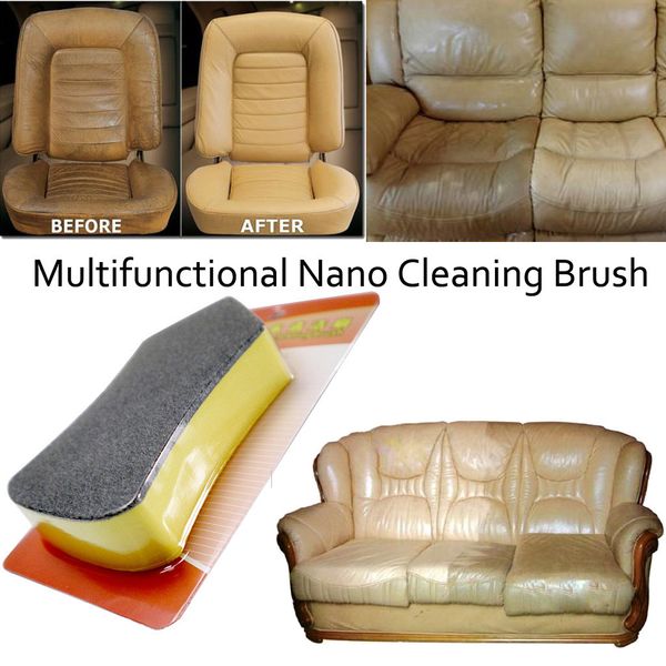 

car wash nano felt cleaning detailing brush washer sponge leather seat wiper cleaner vehicle interior cleaning tool polishing