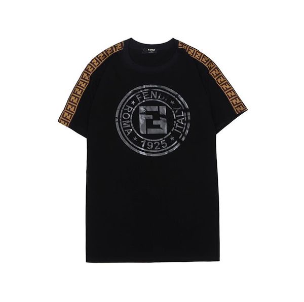 

fashion printing fends mens t shirt cotton womens tshirt outdoor sport breathable men designer tshirts man brand tees s-xxl, White