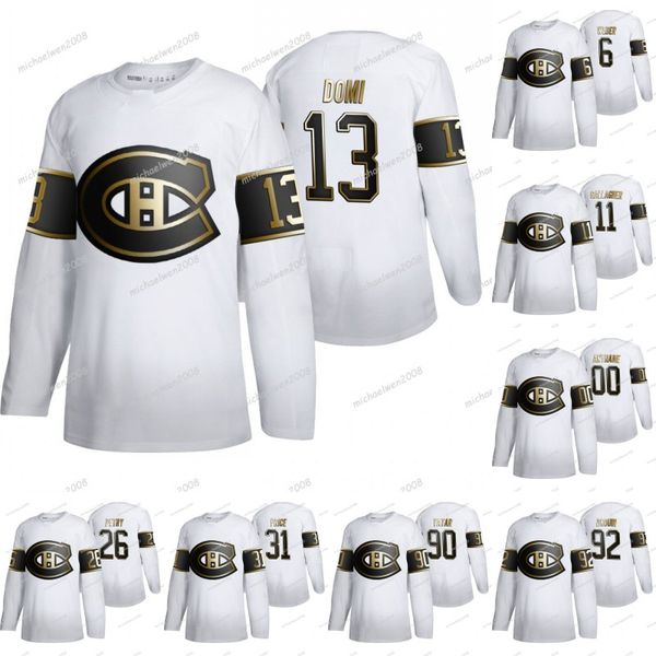 

15 jesperi kotkaniemi montreal canadiens golden edition max domi tomas tatar phillip danault jonathan drouin brendan gallagher petry jerseys, Black;red