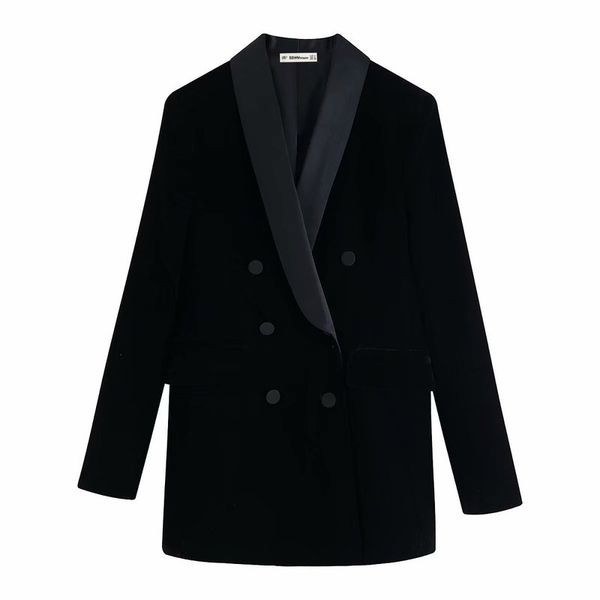 

bb70-9823 european and american fashionable velvet suit coat, Black;brown