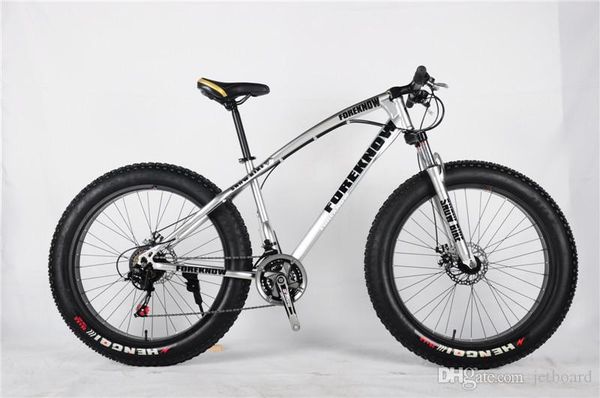 

brand new 7 21 24 27 mountain bike speed ​​26inch 20inch * 4.0 fat tire bikes амортизаторы велосипедов бесплатная доставка snow bike