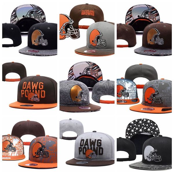 

Fa hion women and men cleveland adju table hat brown team embroidery hat napback cap one ize