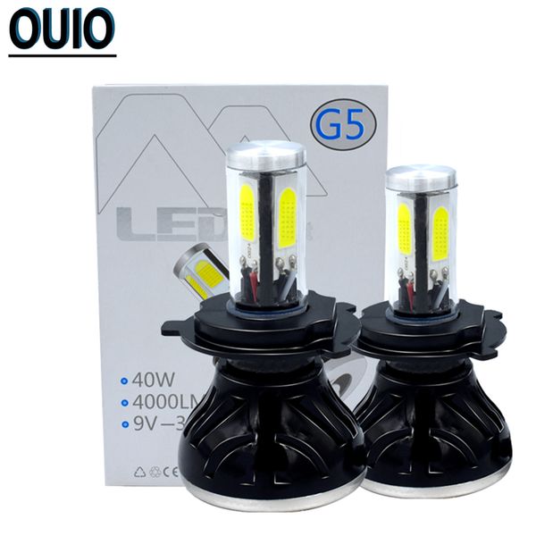 

2pcs 12v car 40w h7 g5 led headlight bulbs 4000lm h1 h3 h4 hb2 hi/lo h8 h9 h11 9005 9006 high power auto led headlight bulb lamp