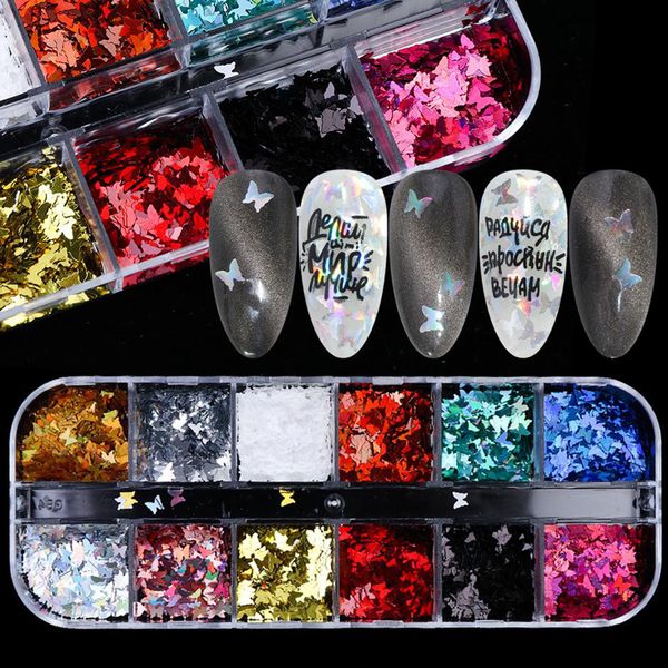 

nail sequins paillettes flakes manicure nails kits art supplies decals