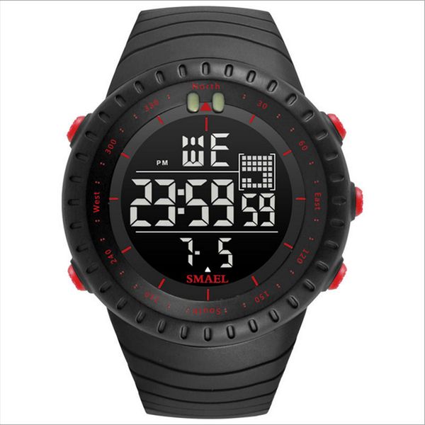 

watch multi-function digital display table outdoor sports multi-function electronic watch complete calendar, Slivery;brown