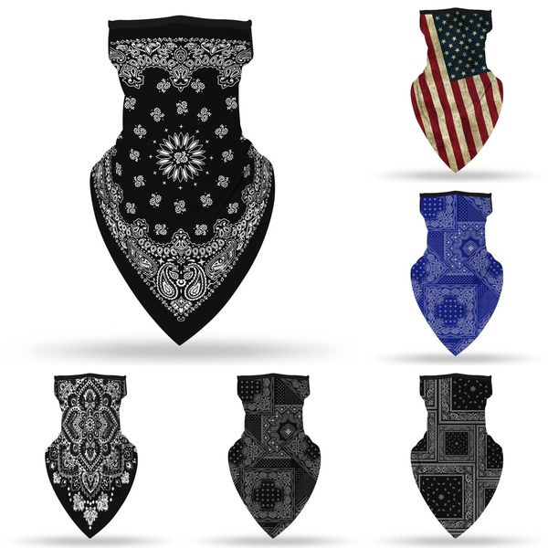 

hurip seamless multifunction magic skull mask half face mask outdoor cycling turban riding halloween neck warmer scarf scarf costume, Black
