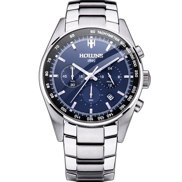 

dropship 100% full steel men watch wrist watches chronograph fashion men sports watch waterproof relogio masculino, Slivery;brown