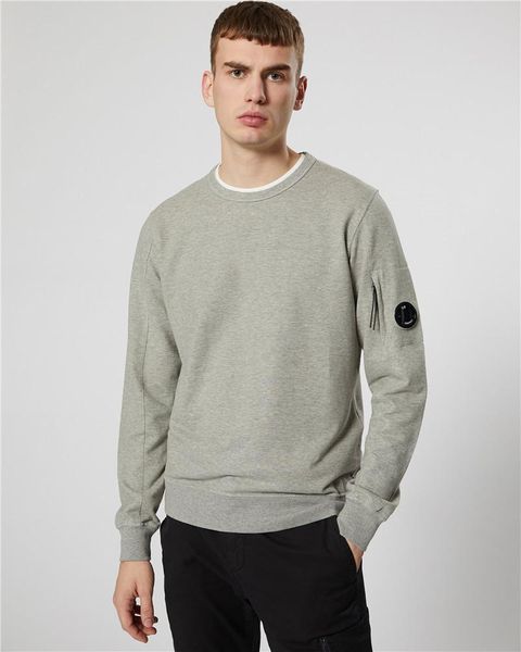 

cp компании brand mens конструктора толстовки моды кнопка молнии мужские фуфайки панелями повседневный пуловер мужчины одежда, Black