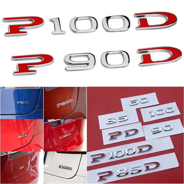 

emblem word p100d letter logo badge for model s model x p100d 90d 85d etc