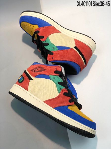 

new sneakersnstuff x jumpman 1 mid basketball shoes for men women fashion red yellow grey designer sports sneakers trainers size 36-45