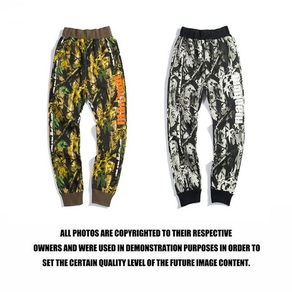 

autumn winter fashion brand men women camo casual hip hop pants lover casual loose trousers pants, Black