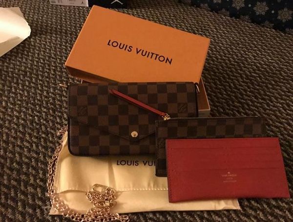 

2019 new genuine leather fa hion chain houlder bag handbag pre byopic mini wallet mobile card holder pur e m61276