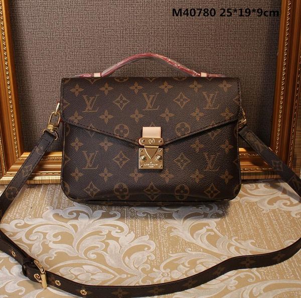 

2020 luxury brands handbags women bag designers pochette metis shoulder bags wallet louis vuitton, Black