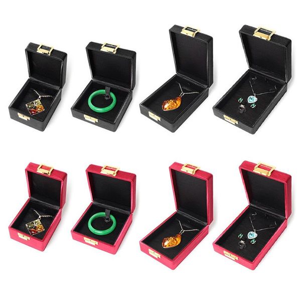 

браслет box square свадебный чехол подвеска с металлической пряжкой ювелирных подарочной коробке, Pink;blue