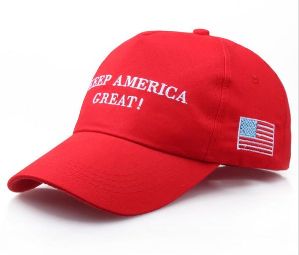 

New Keep America Great Hat Donald Trump Шляпа MAGA Trump Поддержка Бейсболка Спорт Бейсболка Красного 50шта свободного корабля