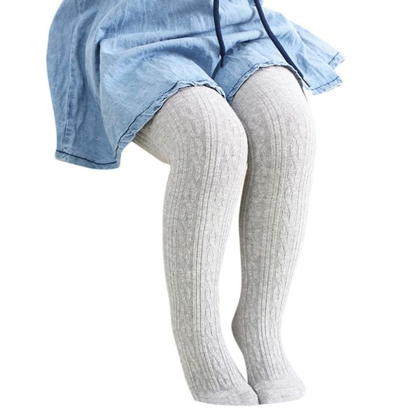 

girls pantyhose baby 100% cotton tights knitted cotton baby stocking panty casual kids girls twist stockings l1224, Blue