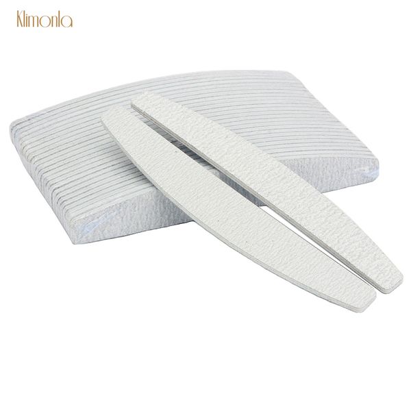 

50pcs nail art sanding files for uv gel gray nail file buffer block polish manicure care cuticle remover salon tools