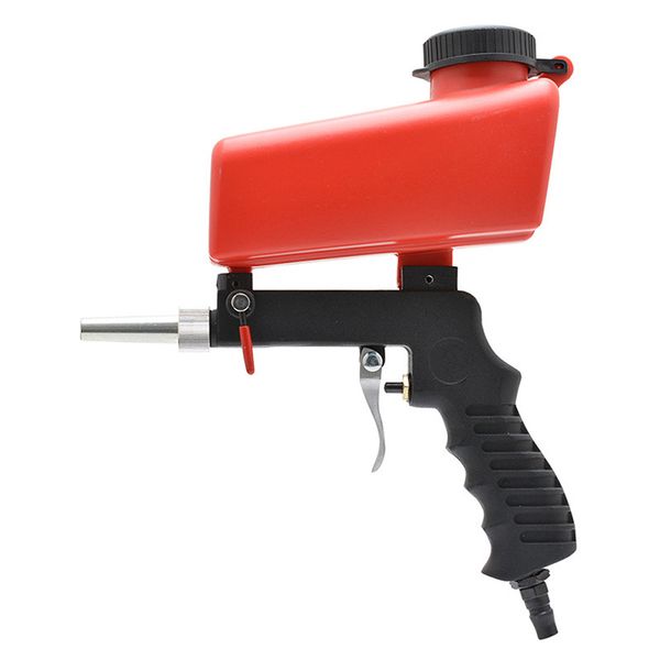 

portable gravity sandblasting gun pneumatic sandblasting set rust blasting device small sand blasting machine