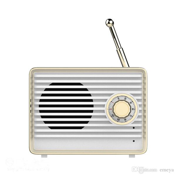 

new retro bluetooth speaker vintage mini cute bluetooth speaker nostalgic heavy bass 3d stereo surround hifi sound effects