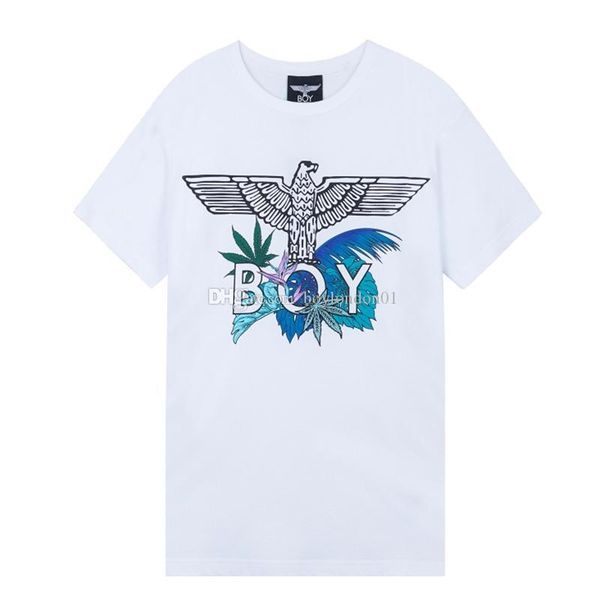 

boy london mens designer t shirt men women short by sleeves designer boy luxury plant printing tees black, White;black