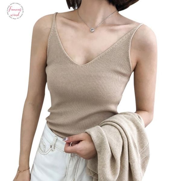 

tank top женщины ретро v шеи без рукавов твердая 100% хлопок трикотажная майка 2020 новое прибытие перевозка груза падения, White