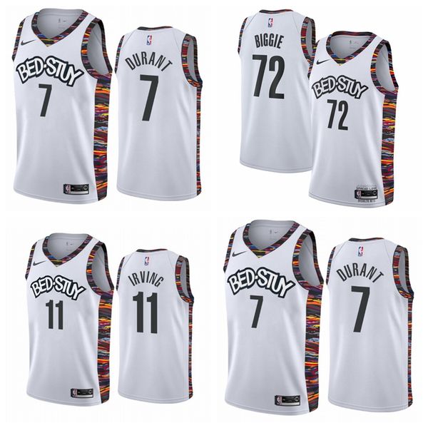 Trikots Herren Weste Trikot Retro Biggie Brooklyn Nets No 72 Basketball Jersey Swingman Sport