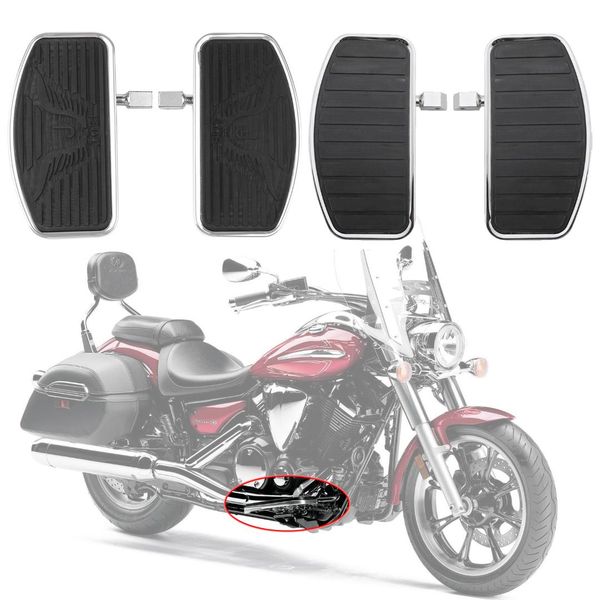 

areyourshop motorcycle for vtx 1800 vtx 1300 vl800 vl400 for yamaha v-star front rear floorboard footboard