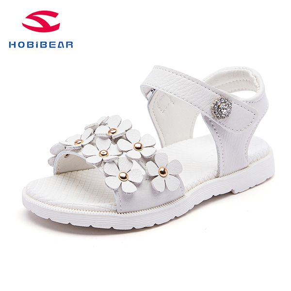 

hobibear new kids shoes lovely flower shoes fashion girl sandals beach sandals toddler gu6968, Black;red