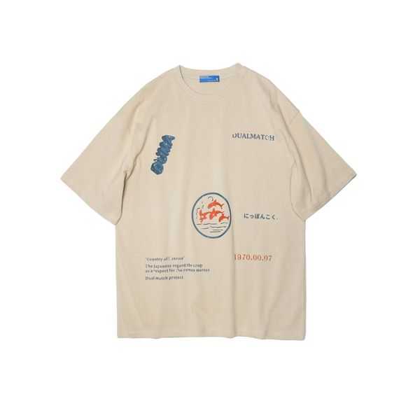 

summer mens designer t shirts 2020 fashion harajuku printed white black short sleeve streetwear cotton big size dmt51