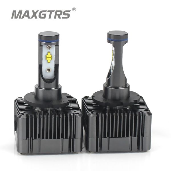 

maxgtrs 2x 6000k холодный белый d1 d2 d3 d4 s / r led фар комплект противотуманная фара лампы лампа 72w 7600lm 12v внешний источник света дл