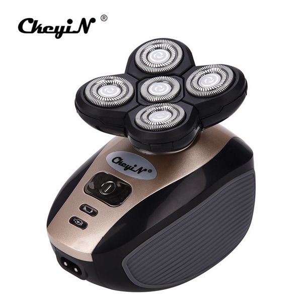 

5 in 1 men's grooming kit washable 5 heads electric shaver rechargeable shaver beard razor face care shaving machine for men 51