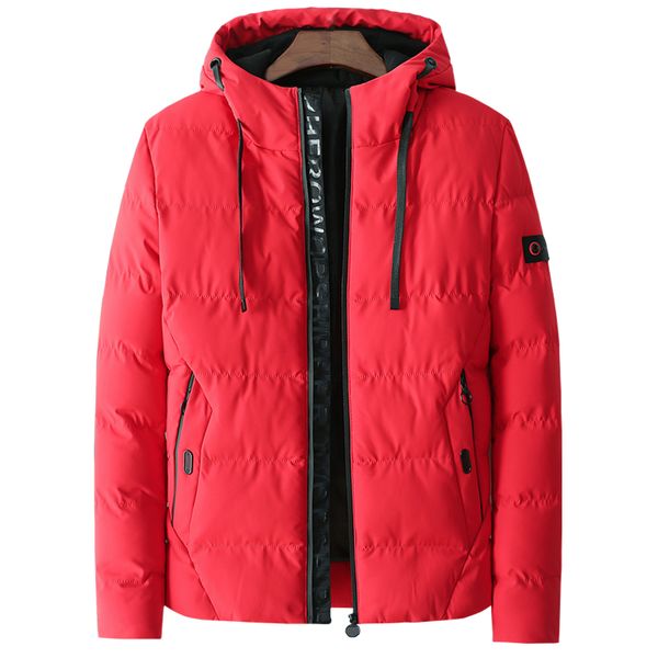 

htlb 2018 winter autumn men casual hooded jacket parka coat men brand new fashion solid waterproof warm jackets parkas 4xl, Tan;black
