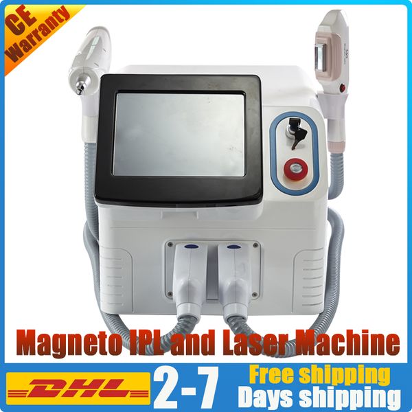 

ipl megneto hair removal beauty machine nd yag laser tattoo removal 360 elight ipl shr skin rejuvenation salon spa equipment