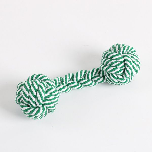 

cotton dog rope toy knot puppy chew teething toys teeth pet cleaning ball for small medium large dogs braided toy set