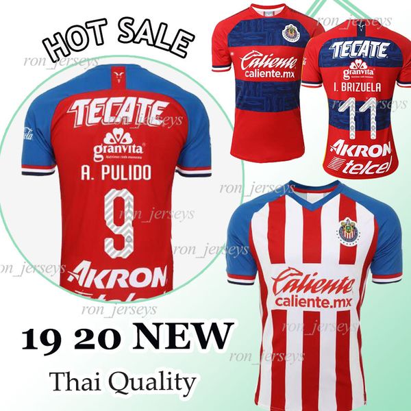 

Thail New Arrived 2019 20 Club MEXICO Soccer Jerseys 2020 Home Away Third Guadalajara Chivas KITS Jersey 19 20 maillot de foot