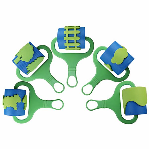 

stamps toys sponge brush painting set children seal paint color palette diy creativity improving graffiti brush christmas gift