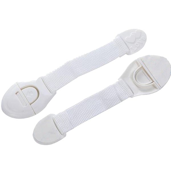 

10 pieces of child protection lock long drawer door cabinet lock plastic child protection door