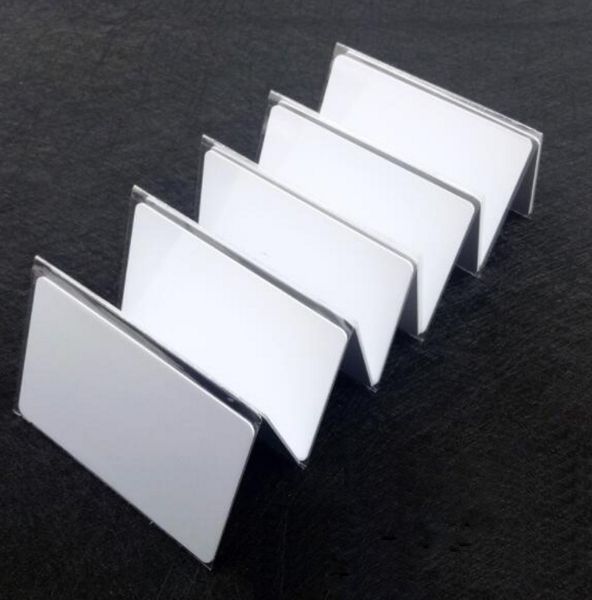 Stock 500pcs Re-programado ISO15693 RFID cartões I CÓDIGO SLIX cartão de chips em branco cartão PVC para sistema de bilhete