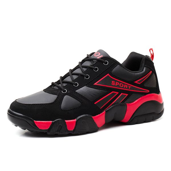 

sports outdoor male sports shoes light running sneaker breathable training men flat shoes jogging walking shoe 36-45, Black