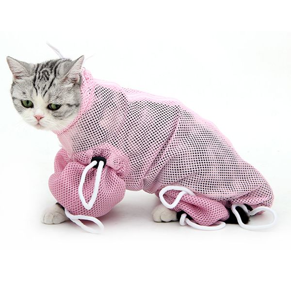 

mesh cat уход ванна сумка cat поставки мытья сумки для домашних животных для купания nail обрезка инъекционного анти царапин прикуса сдержан