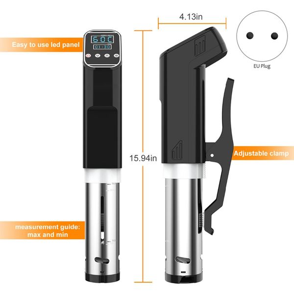 

food vacuum low temperature cookingcooker immersion heater circulator accurate temperature control vacuum slow processor eu /220