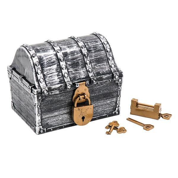toy treasure chest with lock