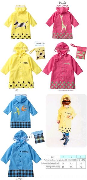 

xep9i smally children's raincoat poncho cuff elastic cloak light breathable smally children's raincoat poncho cuff elastic cloak h, Red;brown
